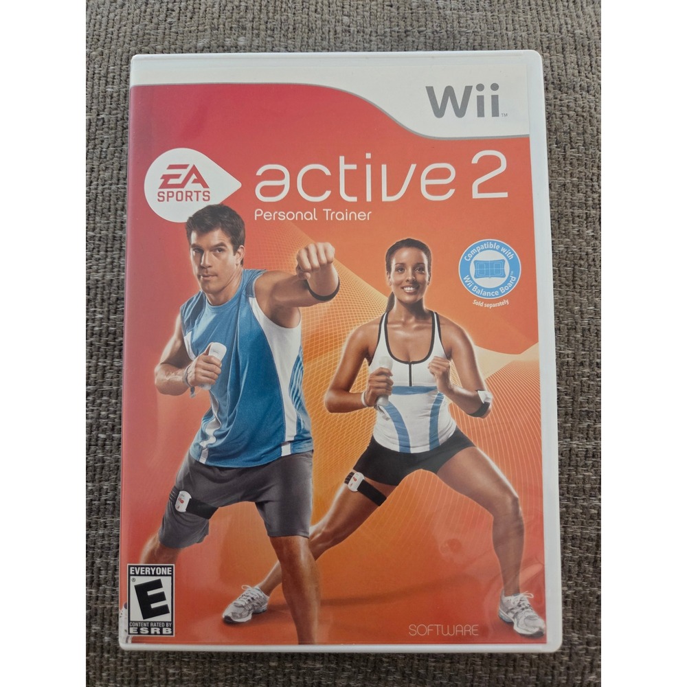 EA Sports Active 2 Personal Trainer Nintendo Wii Game RVL-SE2E-USA-B0